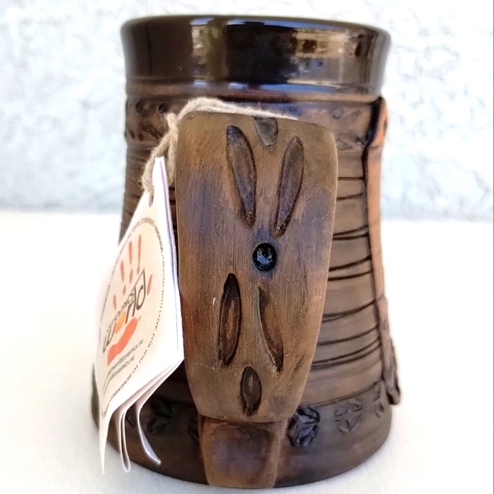 Praha Church Of Our Lady Before Tyn Mug Pottery Souvenir Prague Artist Signed - Picture 7 of 14